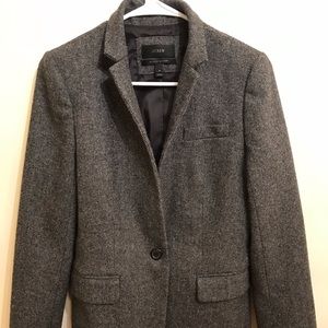 J. Crew Regent blazer for women, grey wool